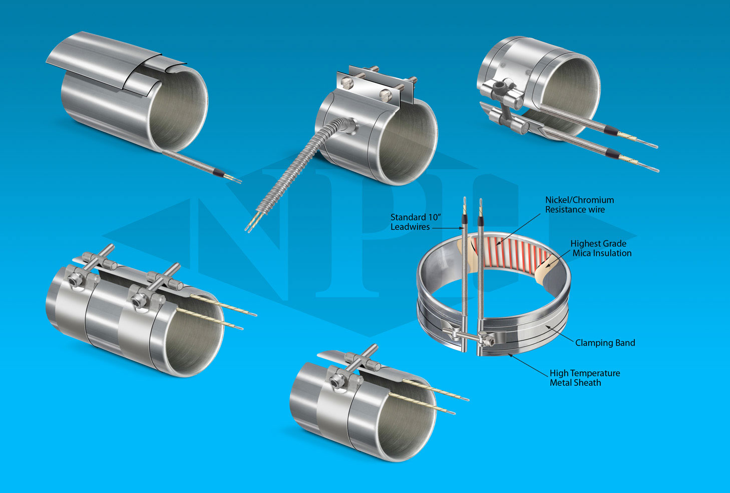 Custom Nozzle Band Heaters Metric & Imperial-Group